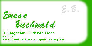 emese buchwald business card